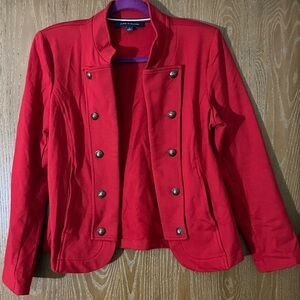 Red Tommy Hilfiger blazer